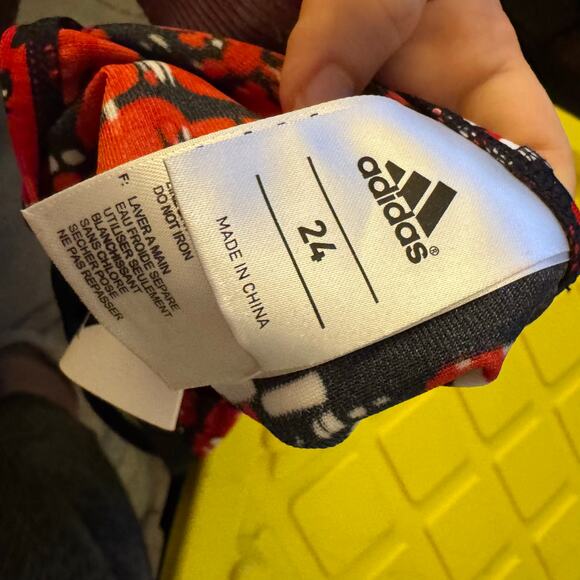 NWT Adidas Infinitex Amoeba Blocks Vortex Back Swimsuit One Piece Womens Size 24 - Picture 6 of 6